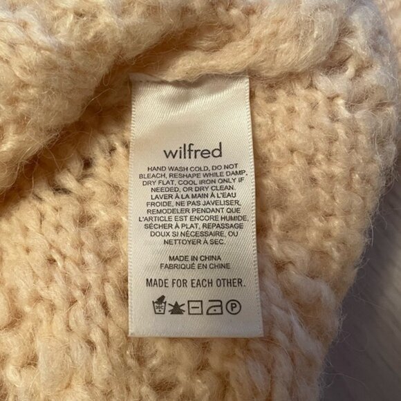 Wilfred Alpaca Wool Crop Sweater Sz S - Picture 5 of 6